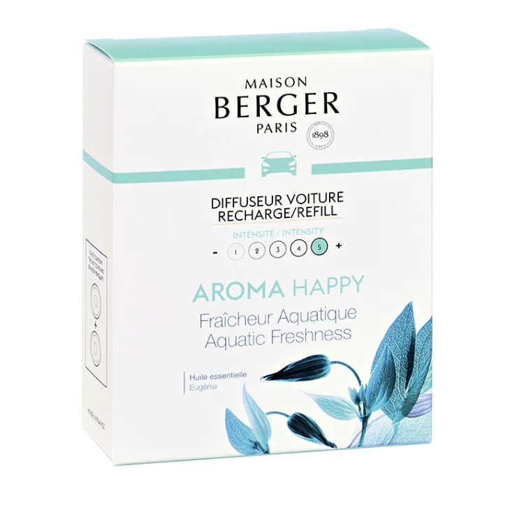 AROMA HAPPY Car Fragrance Refill - Set of 2 Discs by Maison Berger